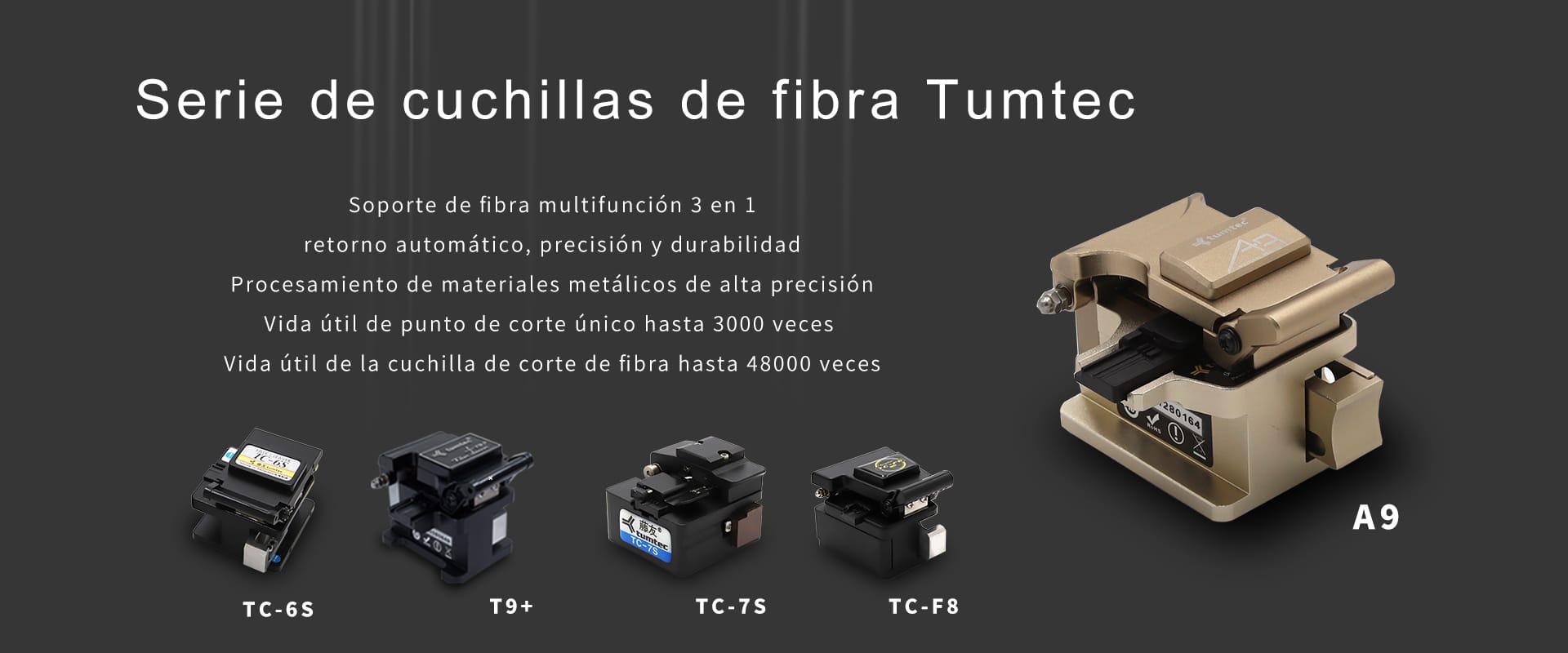 Tumtec optical fiber cleaver